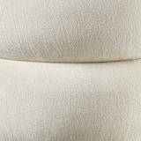 thumbnail of tectake Hocker Altu, gestoffeerd, opbergruimte - Fluweellook crèmewit - 405357