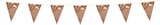 thumbnail of Wimpelkette roségold Folie 3m