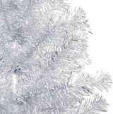 thumbnail of vidaXL Künstlicher Weihnachtsbaum Beleuchtung & Kugeln Silber 120 cm