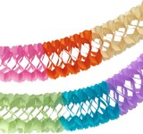 thumbnail of VEPATIM 2 Girlande "Farbenspiel" aus Papier schwer entflammbar Ø17cm 10m