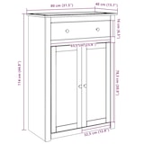 thumbnail of Helloshop26 - Zapatero mueble para entrada/pasillo/salón Panamá 80 x 40 x 114 cm madera maciza de pino marrón 02_0022038