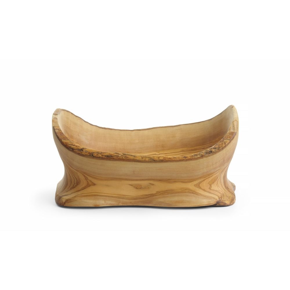 HENDI Decoratieve kom olijfhout, 365x200x(H)290mm