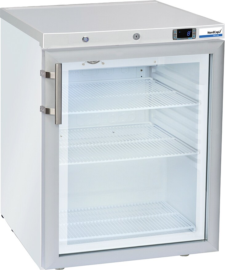NORDCAP COOL-LINE Umluft-Gewerbekühlschrank RCG 200 GL, 200 Liter, weiß