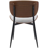 thumbnail of Bezoekersstoel Enid walnoot/creme/Stof