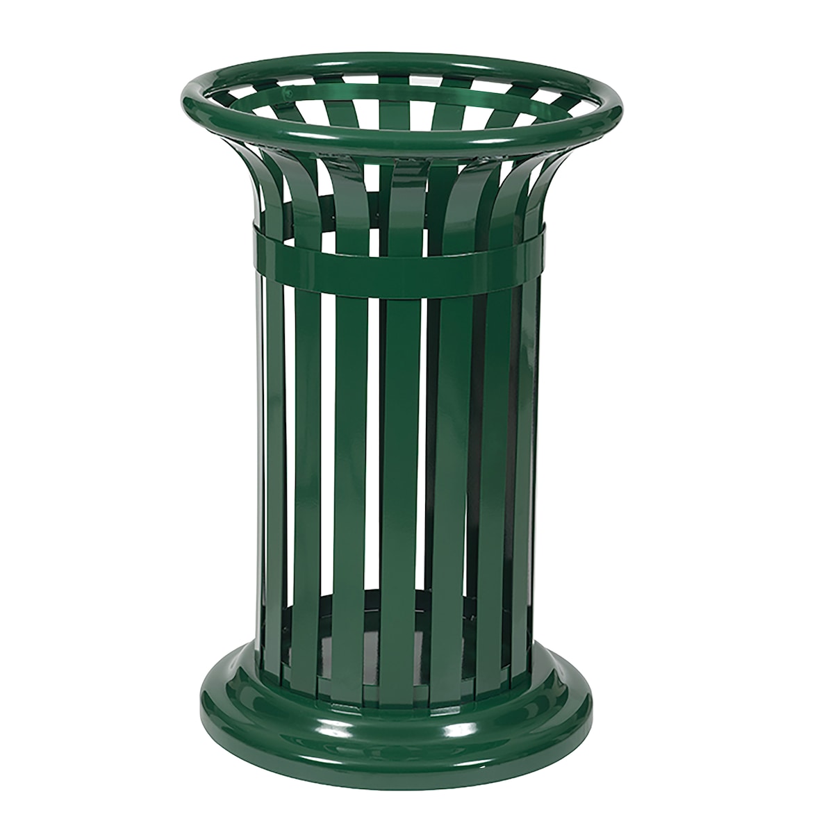ROSSIGNOL Corbeille extérieure 60L TULIPE vert mousse