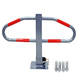 thumbnail of Parkplatzsperre 47 x 73 cm Metall grau abschließ- und klappbar Parkplatzbügel Sperrbügel Poller