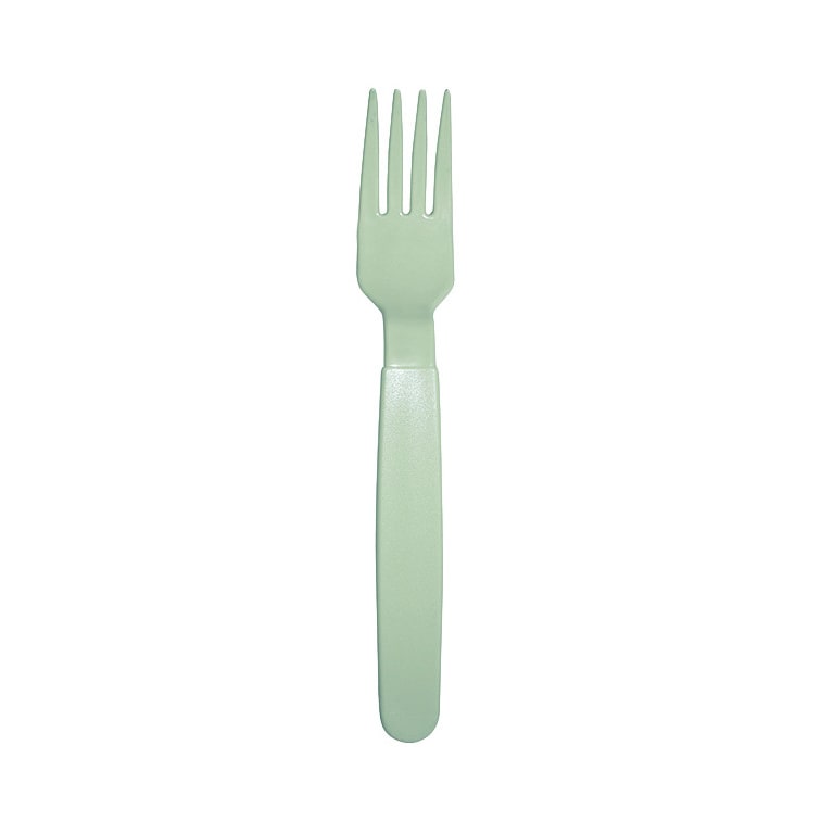 MONOUSO - Forchetta Riutilizzabile Durable PP Mineral Verde 18,5cm (180 Pezzi)