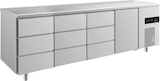 thumbnail of Gastro Kühltisch 1 Tür 9 Schubladen 632l Umluftkühlung 2330x700x850mm -2/+8°C