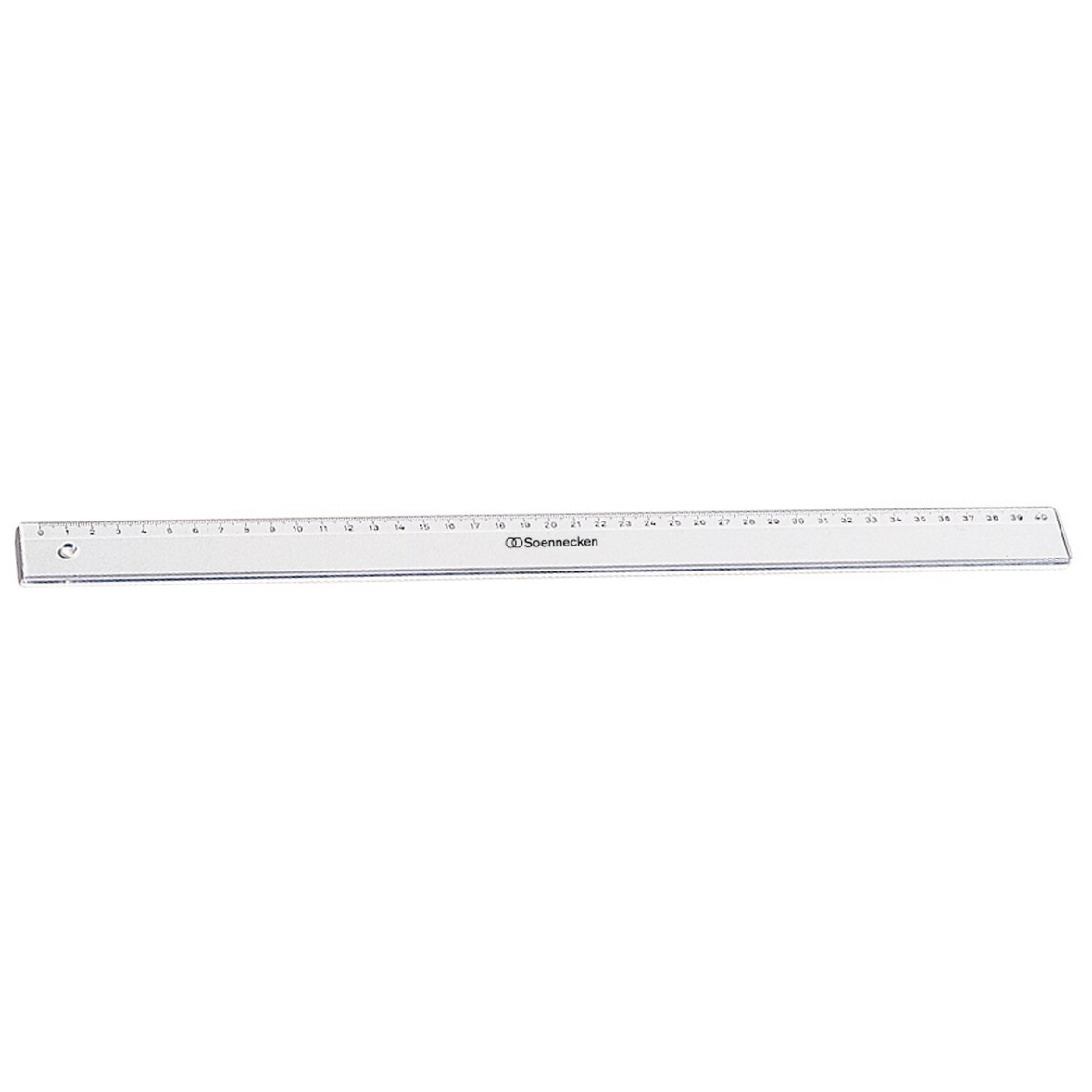 Lineal 1822 40cm Kunststoff transparent