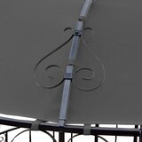 thumbnail of Pergola Almeria, rond tuinpaviljoen, stevig stalen frame Ø 3m ~ grijs