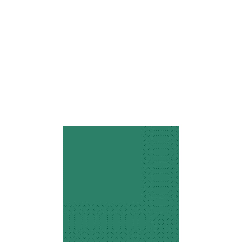 DUNI Cocktailserviette 24x24 cm 3-lagig jägergrün