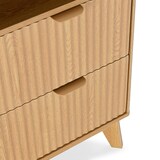 thumbnail of Commode Oporto 2 tiroirs 1 étagère effet Chêne