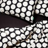 thumbnail of Benetton - 4-delige Kingsize Bedset (Dekbedovertrek 255x200cm, Hoeslaken 175x200cm en 2 Kussenslopen 50x80cm) 100% Zwart Katoen