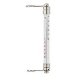 thumbnail of Analoges Fenster-Thermometer silber/weiß