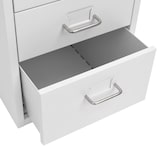 thumbnail of vidaXL Aktenschrank mit Rollen Grau 28x41x69 cm Metall