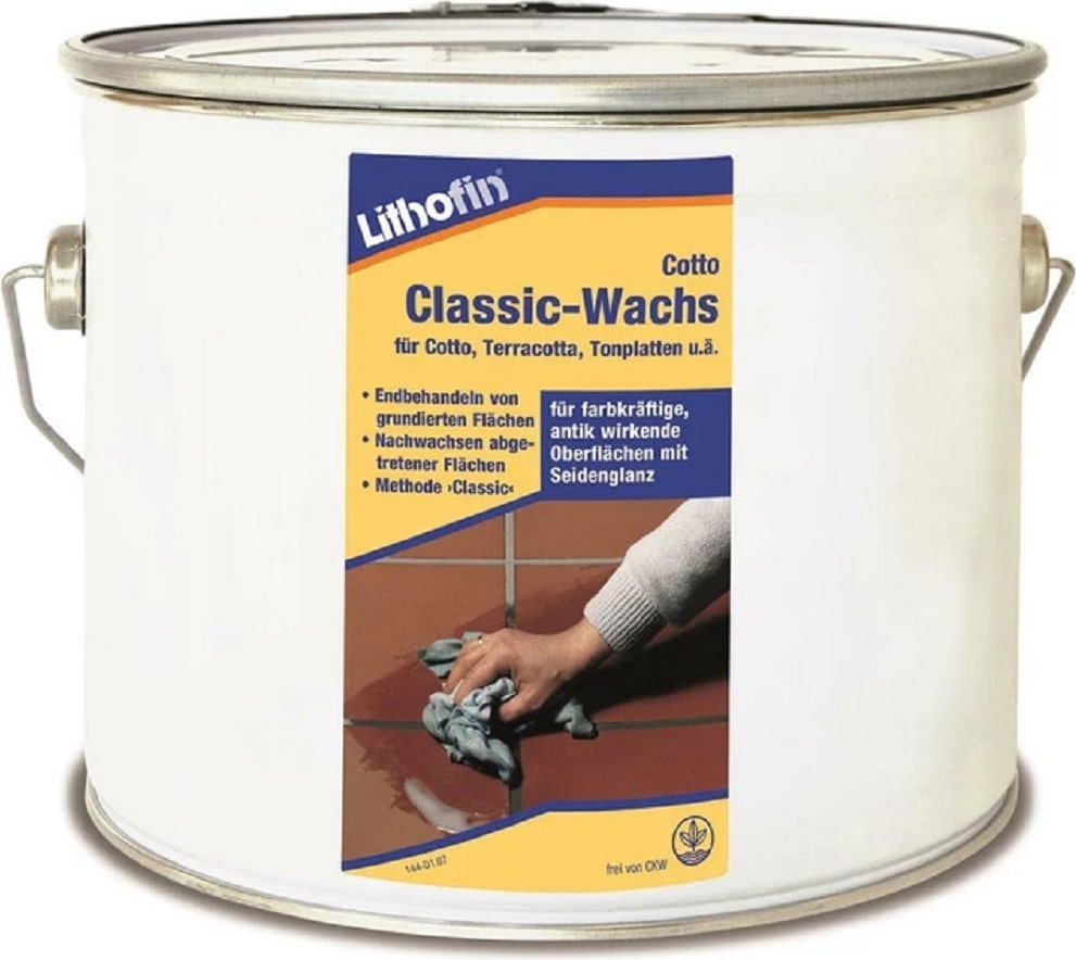 Lithofin Cotto Classic-Wachs 5 Liter