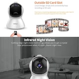 thumbnail of Camera IP 1080P HD Vision Nocturne Détection Mouvement Audio Bidirectionnel YONIS