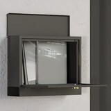 thumbnail of HOMCOM Cassetta Postale con 2 Chiavi di Sicurezza in Metallo Nera