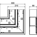 thumbnail of OBO Bettermann Flachwinkel GS-DFS90210RW 6278520