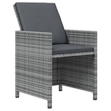 thumbnail of vidaXL 21-tlg. Garten-Essgruppe mit Kissen Poly Rattan Grau