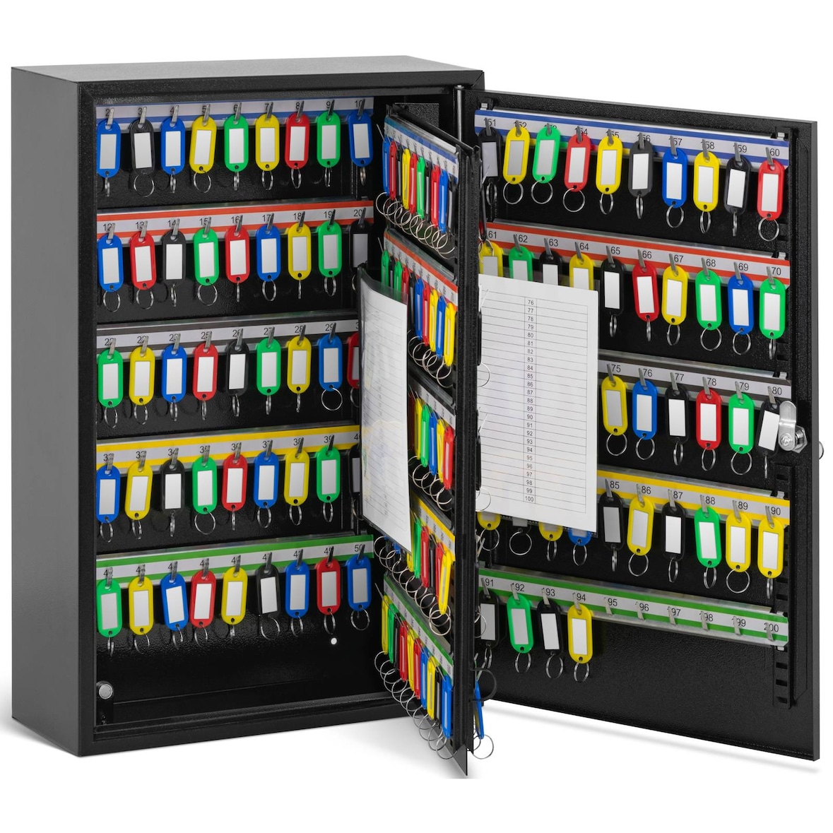 Stamony Caja para llaves - 200 llaves - llaveros incluidos
