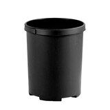 thumbnail of PROREGAL Praktischer runder Kunststoff Papierkorb | 50 Liter, HxØ 49x43cm | Rollen nachrüstbar | Schwarz