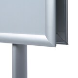 thumbnail of Showdown Infoständer Design Standard - DIN A3 - Doppelseitig - Aluminium / Stahl - Silber