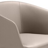 thumbnail of Angel Cerdá Taburete polipiel gris taupe 4134C