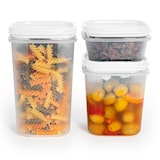 thumbnail of TATAY Top Flex - Juego de 4 Recipientes Cuadrados Altos 0.7L con Cierre a Presión. Blanco