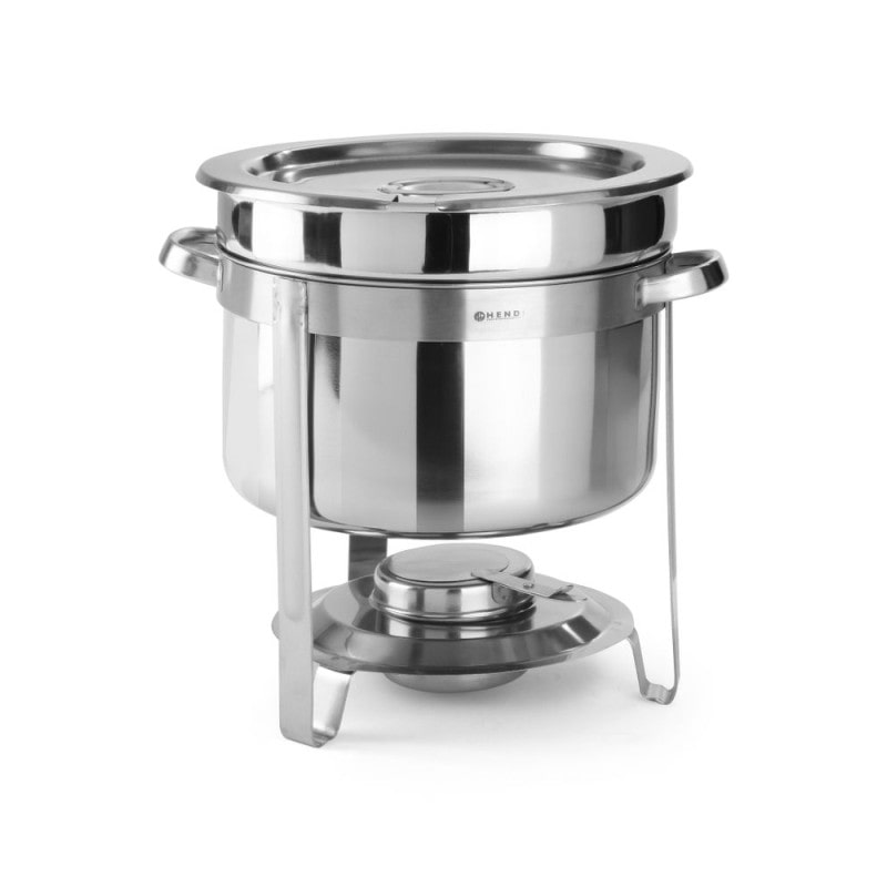 HENDI Soep chafing dish Kitchen Line, 8L, ⌀370x(H)325mm