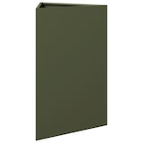 thumbnail of Helloshop26 - Pflanzkübel Hochbeet Blumenbeet Garten Terrasse 2er-Set olivgrün dreieckig 50 x 43 x 75 cm grüner Stahl 02_0039091