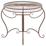 thumbnail of Mesa de jardin Sheela Marrón antiguo