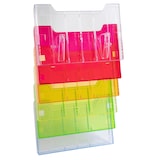 thumbnail of Trieur mural A4 horizontal 6 compartiments Linicolor arlequin transparent glossy
