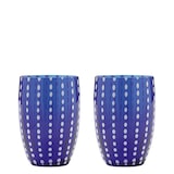 thumbnail of Zafferano Perle Gläser Set 1 - 6er-Set, bunte mundgeblasene Gläser, 32 cl, handgefertigt, Wasser/Cocktails