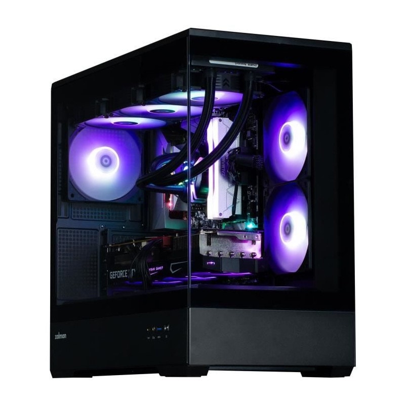 Boitier Pc Sans Alimentation - Zalman P30 (noir) - Moyen Tour - Format M-atx