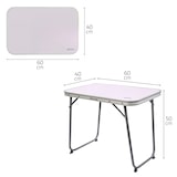 thumbnail of Mesa plegable de acero para camping Aktive