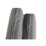 thumbnail of Aluminium Lounge-Gartenliege HWC-M63, Sonnenliege Bali-Liege Outdoor-Bett Daybed, 10cm-Polster 200cm ~ hellgrau