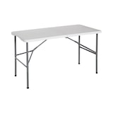 thumbnail of Mesa Plegable 122cm Rectangular Blanca Catering O91
