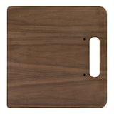 thumbnail of Securit® porte-menu en noyer - Planche à découper avec anneaux