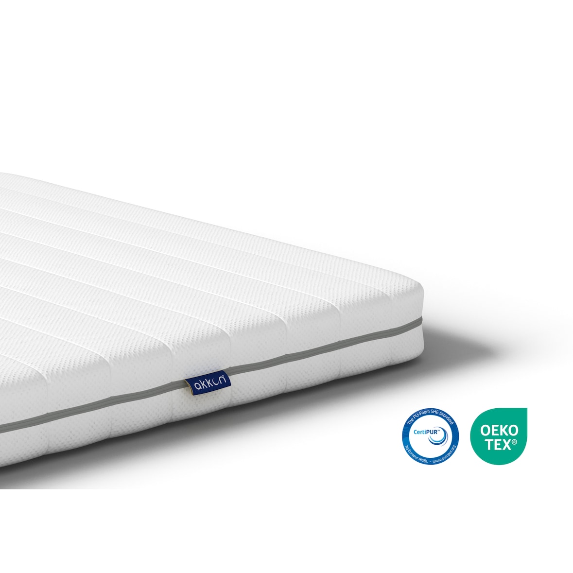 Akkon | Matras topper 120x200 | Koudschuim - 6 cm dik | Orthopedisch topmatras | Hybrid Koudschuim | Hotel kwaliteit | H2/H3 Stevigheid