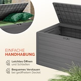 thumbnail of Casaria Auflagenbox Kissenbox Aufbewahrungsbox Woody Holzoptik Grau