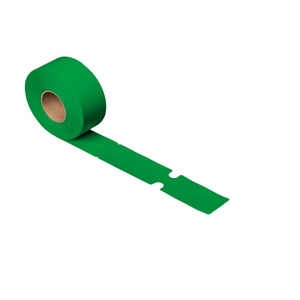 10.000 Stück Schlaufenetiketten 50 x 248 mm, grün