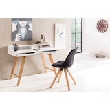 thumbnail of Moderner Schreibtisch, Skandinavischer Retro Look, Große Arbeitsfläche - Stilvoll & Praktisch. 110x60x85 cm | Kadima Design