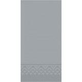 thumbnail of Mank Serviette Tissue Grau, 33 x 33 cm, 100 Stück 1/8 falz - 3-lagig
