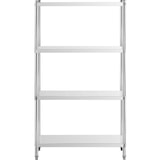 thumbnail of Royal Catering - Royal Catering RCER-10040 Étagère en INOX À Poser De Cuisine Professionnelle 4 Niveaux (Dimensions : 100 x 40 x 180 cm, Nombre de