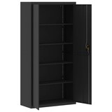 thumbnail of vidaXL Aktenschrank Schwarz 90x40x220 cm Stahl