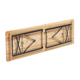 thumbnail of Lot de 5 tables et bancs brasserie pique-nique en bois 8 places - Oviala