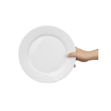 thumbnail of Olympia Whiteware Teller mit breitem Rand 25cm