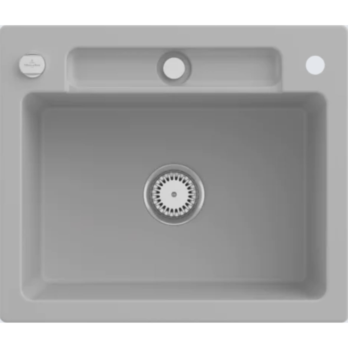 Villeroy&Boch Spülbecken, Küchenspüle Siluet 60 S Steam 600x510mm, Unterschrankbreite 60cm