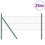 thumbnail of vidaXL Zaunpfosten Grün 25 x 0,4 m (50 mm Mesh) Stahl und PVC